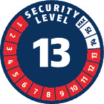 Niveau de sécurité 13/15 | ABUS GLOBAL PROTECTION STANDARD ® | Plus le niveau est haut, meilleur est la sécurité
